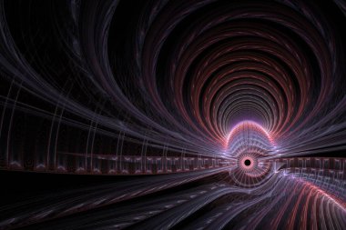 Tasarım çalışmaları ve kartvizitler için soyut fraktal arkaplan