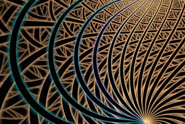 Zarif tasarım kapağı veya fantezi kompozisyonu için soyut arkaplan.