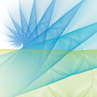 Mavi ve beyaz çizgileri olan soyut arkaplan