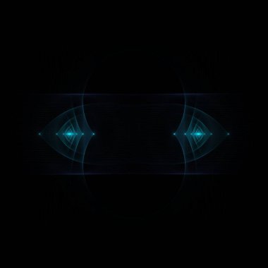 Fütürist teknoloji arka planı, vektör illüstrasyonu