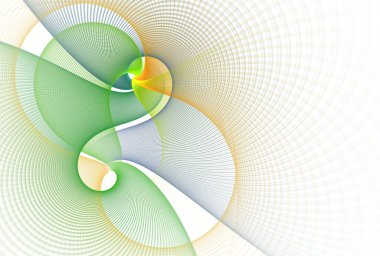 Renkli spiral çizgileri olan soyut arkaplan