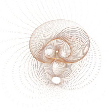 Yaratıcı tasarım için soyut fraktal çizim