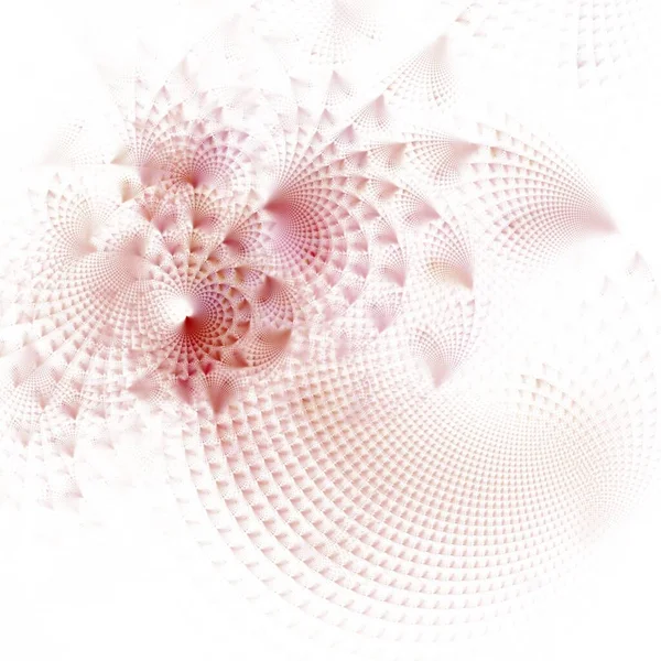 intricate pink and red creative curves abstract design, fractal with inverted colours on a white background