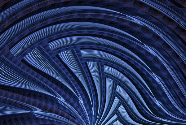 Fondo Abstracto Con Ondas Azules — Foto de Stock