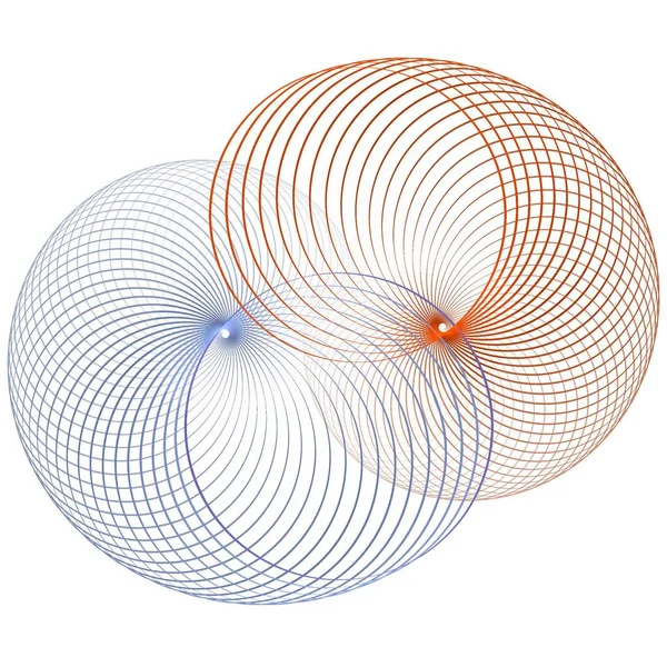 Ilustração Vetorial Abstrata Padrão Espiral — Fotografia de Stock
