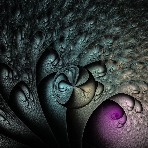 Fundo Fractal Abstrato Para Design Criativo — Fotografia de Stock