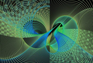 fraktal soyut arkaplan, bilgisayar tarafından oluşturulan grafikler, dinamik renk işleme