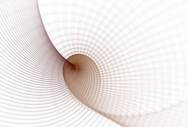Karmaşık sessiz turuncu ve bej soyut kıvrımlı spiral dalgalar tasarımı