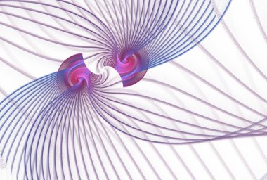 Soyut arkaplan. Spiral ve spirallerin bileşimi bilgisayar, bilim ve teknoloji projeleri için uygundur.
