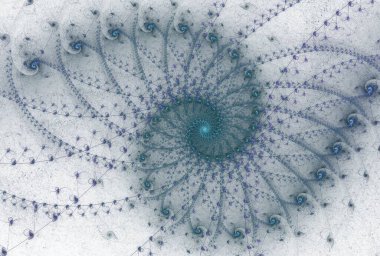 Koyu arkaplanda beyaz toz çiçeğinin soyut tasarımı