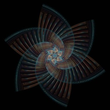 Yaratıcı tasarım için soyut fraktal arkaplan