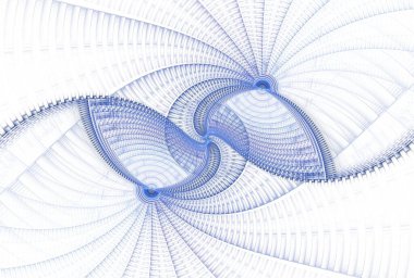 fractal spiral series. composition of abstract geometric elements for your design needs on the subject of industry, science