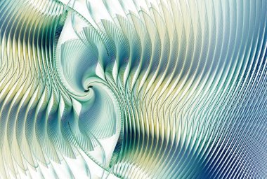 spiral fraktal desen serisi. Bilim, teknoloji ve tasarım konularındaki soyut geometrik şekillerin bileşimi