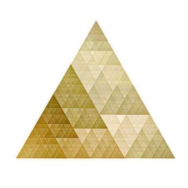 Geometrik üçgen deseni. vektör illüstrasyonu