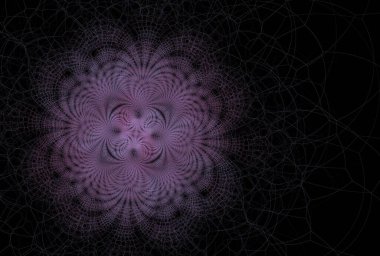 Bilgisayar tarafından oluşturulan soyut fraktal arkaplan