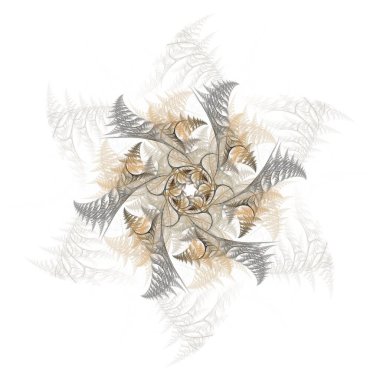 Yaratıcı tasarım için soyut fraktal çizim