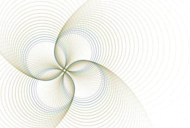 Beyaz çizgileri olan soyut fraktal arkaplan