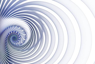 Özmerkezli daireler ve spirallerle soyut bir arkaplan. vektör illüstrasyonu