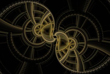 Yaratıcı tasarım için soyut fraktal arkaplan