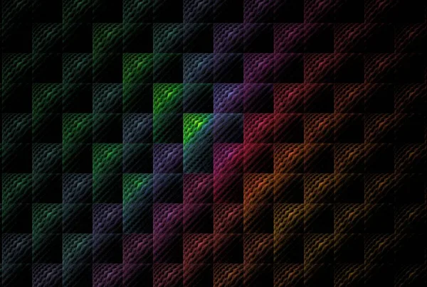 Abstracte Achtergrond Met Kleurrijke Lijnen Golven — Stockfoto