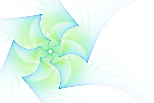 Σπειροειδής Σειρά Φράκταλ Σύνθεση Αφηρημένων Γεωμετρικών Σχημάτων Θέμα Την Επιστήμη — Φωτογραφία Αρχείου