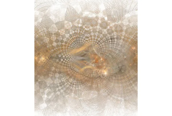 Абстрактний Фон Візерунком Красивого Золотистого Квіткового Орнаменту — стокове фото