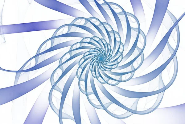 Spirale Fraktaler Spiralen Zum Thema Wissenschaft Technik Und Design — Stockfoto