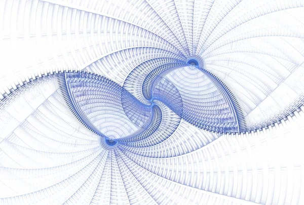 Fraktale Spiralreihen Komposition Abstrakter Geometrischer Elemente Für Ihre Designbedürfnisse Zum — Stockfoto