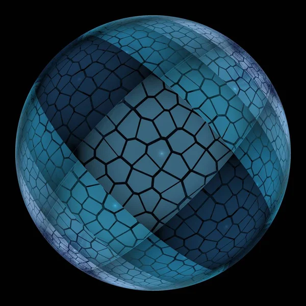 地球の球体を持つ抽象的な背景 — ストック写真