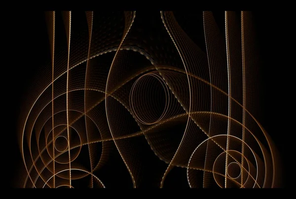 Latar Belakang Fraktal Abstrak Dengan Gambar Spiral Vektor — Stok Foto