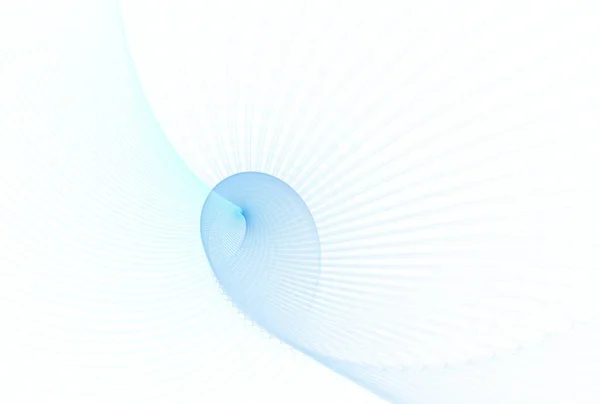 Kompliziertes Hellblaues Abstraktes Spiralförmiges Wellendesign — Stockfoto