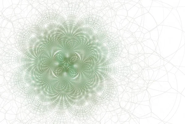 Fondo Fractal Abstracto Con Patrón Circular —  Fotos de Stock