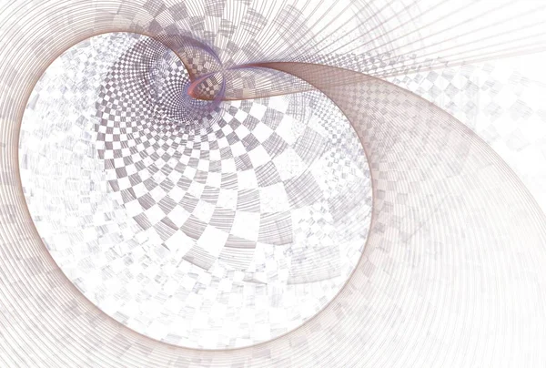 Abstrakter Hintergrund Futuristische Spirale Digitale Kunst — Stockfoto
