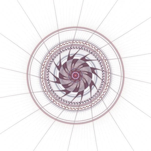 Abstract Design Background Fractal Flower Digital Artwork Creative Graphic — Φωτογραφία Αρχείου