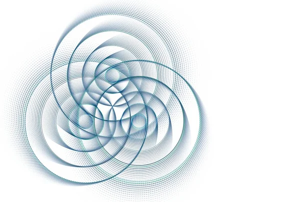 Komplizierte Symbolische Wellen Design Abstrakte Farbhintergrund Illustration — Stockfoto