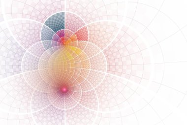 Yaratıcı tasarım için soyut fraktal arkaplan