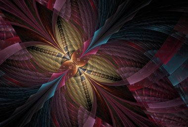 Soyut fraktal arkaplan. bilgisayar destekli grafikler.