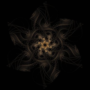 Bilgisayar için fraktal arka plan. soyut illüstrasyon