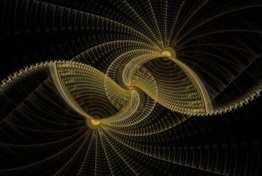 Yaratıcı tasarım için soyut fraktal arkaplan