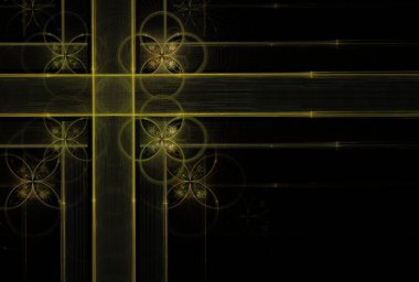 Yaratıcı tasarım için soyut fraktal arkaplan.