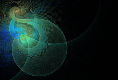 Yaratıcı tasarım için soyut fraktal arkaplan