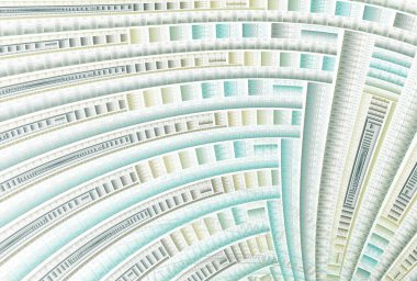 Eski ve yıkılan binanın soyut arkaplanı