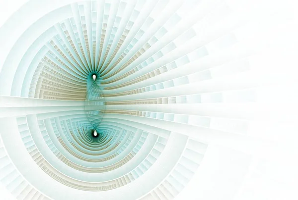 Abstraktes Design Blauer Fraktaler Spiralen Geeignet Für Hintergrund — Stockfoto