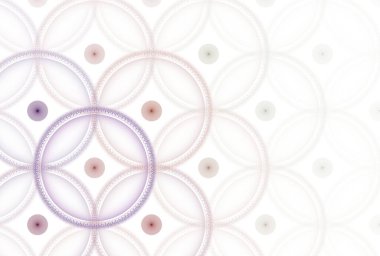 Beyaz daireli kusursuz desen. vektör illüstrasyonu