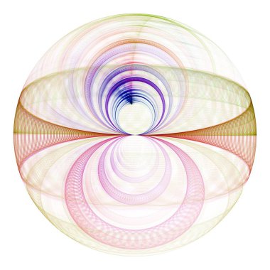 Yaratıcı tasarım için soyut fraktal çizim