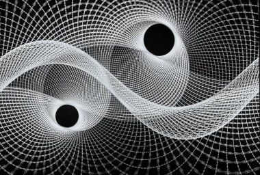 Soyut arkaplan. Geometrik siyah beyaz