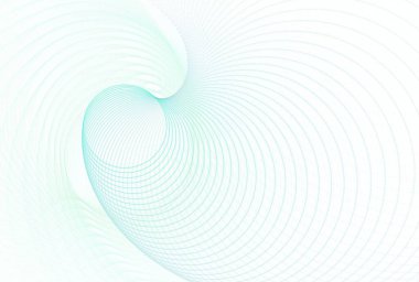 Soyut eğriler yaratıcı tasarım, ters renkte fraktal 