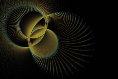 Yaratıcı tasarım için soyut arkaplan, fraktal çizim