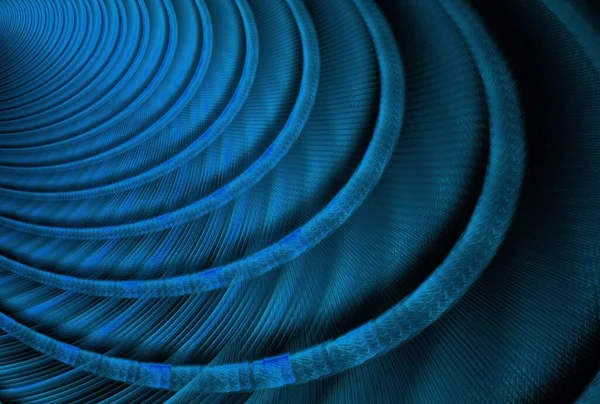 Абстрактний Синій Фон Футуристичні Лінії Цифрове Мистецтво — стокове фото