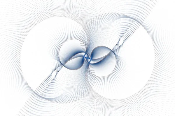 Modèle Fractal Spirale Illustration Numérique Pour Conception Graphique Créative — Photo